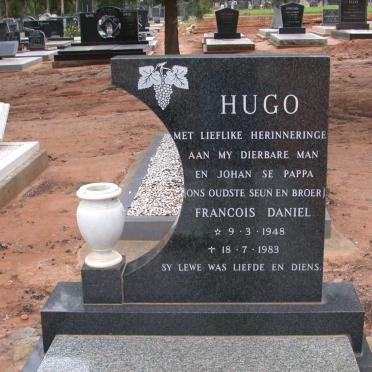 HUGO Francois Daniel 1948-1983