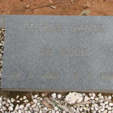 KOCK Petrus Ganiel, de 1936-19??