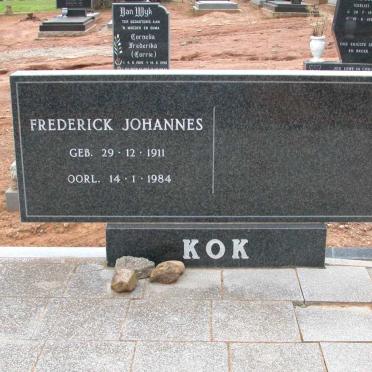 KOK Frederick Johannes 1911-1984