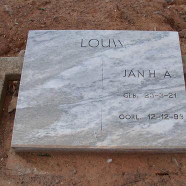 LOUW Jan H.A. 1921-1993
