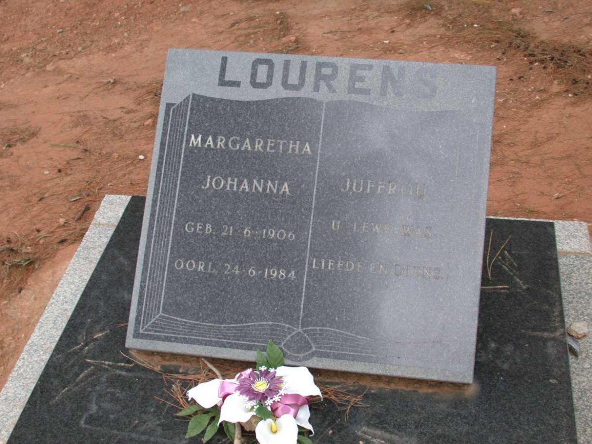 LOURENS Margaretha Johanna 1906-1984