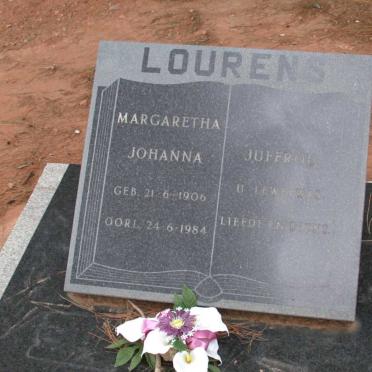 LOURENS Margaretha Johanna 1906-1984
