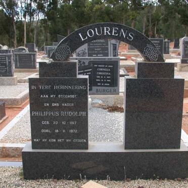 LOURENS Philippus Rudolph 1917-1972