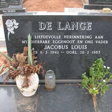 LANGE Jacobus Louis, de 1942-1985
