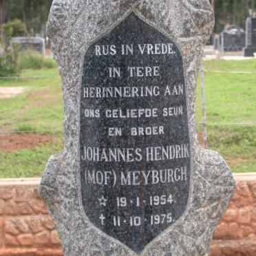 MEYBURGH Johannes Hendrik 1954-1975
