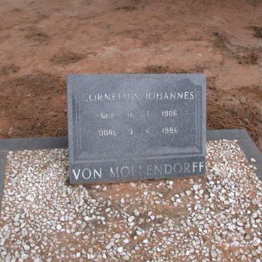 MOLLENDORFF Cornelius Johannes, von 1906-1986