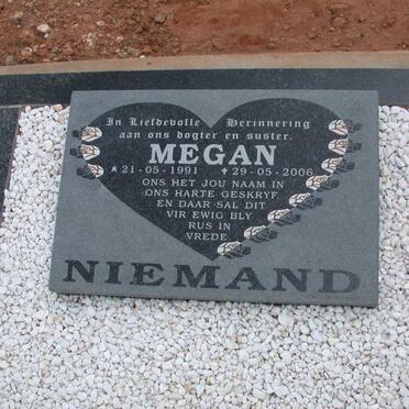 NIEMAND Megan 1991-2006
