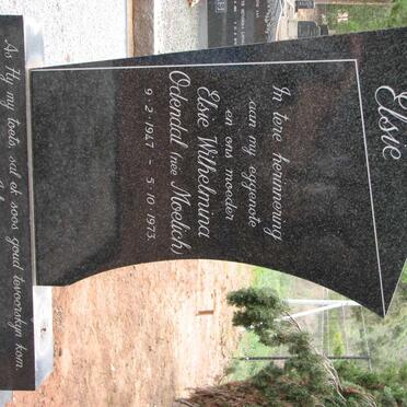 ODENDAL Elsie Wilhelmina nee MOELICH 1947-1973