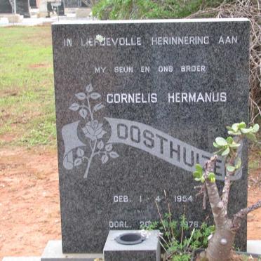 OOSTHUIZEN Cornelis Hermanus 1954-1976