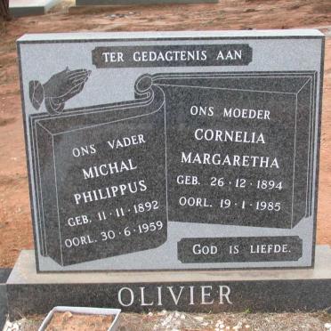 OLIVIER Michal Philippus 1892-1959 &amp; Cornelia Margaretha 1894-1985