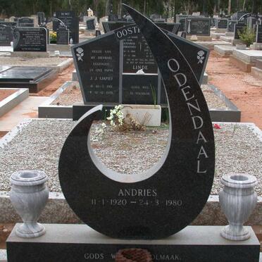 ODENDAAL Andries 1920-1980