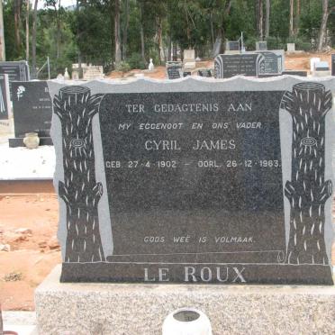 ROUX Cyril James, le 1902-1963