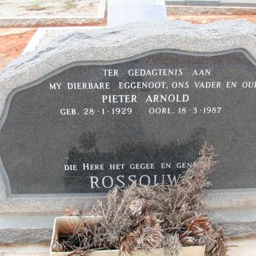 ROSSOUW Pieter Arnold 1929-1987