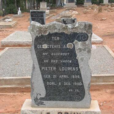 ROUX Pieter Lourens, le 1896-1950