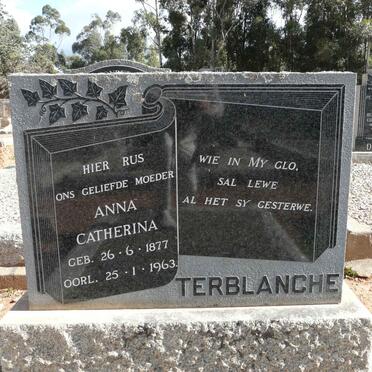 TERBLANCHE Anna Catherina 1877-1963