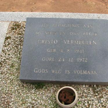 VERMEULEN Christo 1941-1972