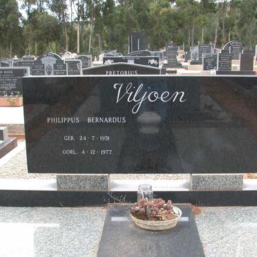 VILJOEN Philippus Bernardus 1931-1977