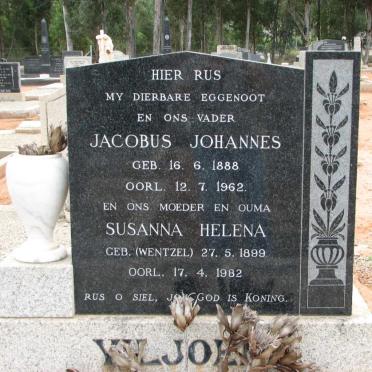 VILJOEN Jacobus Johannes 1888-1962 &amp; Susanna Helena SWANEPOEL 1899-1982