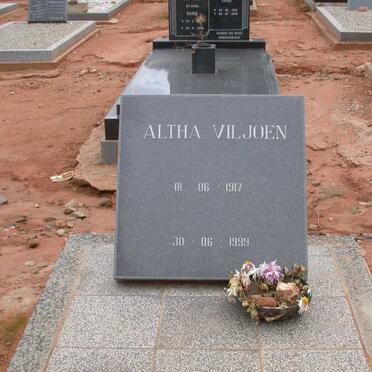 VILJOEN Altha 1917-1999