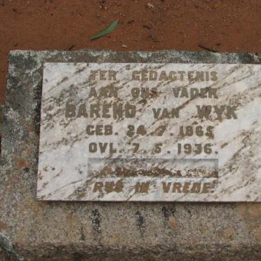 WYK Barend, van 1865-1936