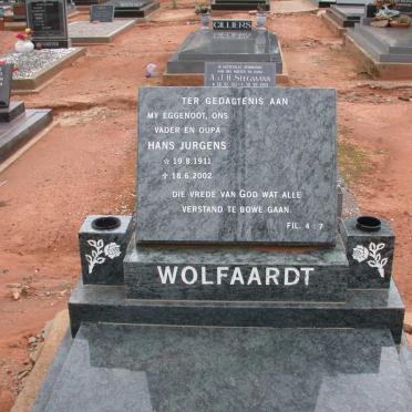 WOLFAARDT Hans Jurgens 1911-2002