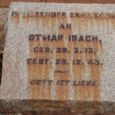 IBACH Otmar 1913-1943