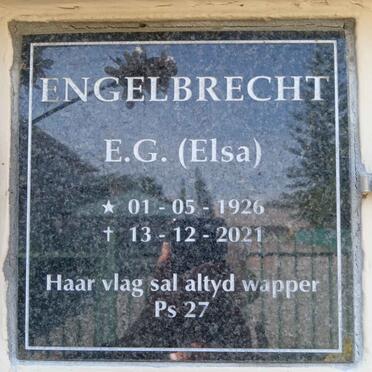 ENGELBRECHT E.G. 1926-2021