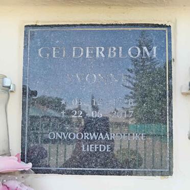GELDERBLOM Yvonne 1928-2017
