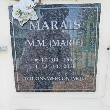 MARAIS M.M. 1952-2016