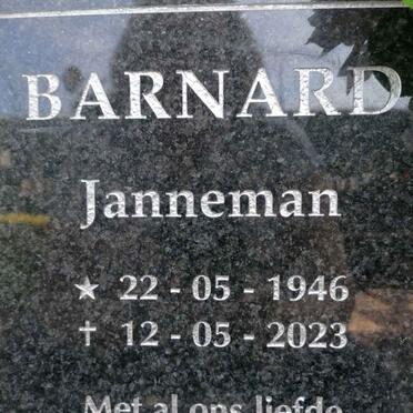 BARNARD Janneman 1946-2023