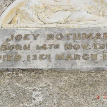 ROTHMAN Joey 1914-1917