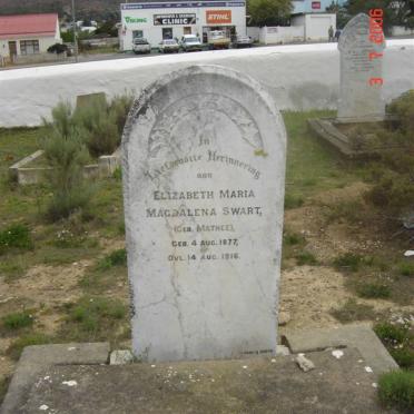 SWART Elizabeth Maria Magdalena nee MATTHEE 1877-1916