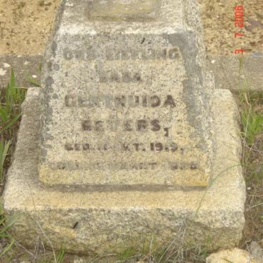BEYERS  Gertruida 1919-1926