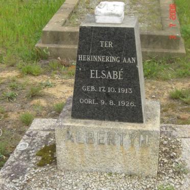 ALBERTYN Elsabe 1913-1926