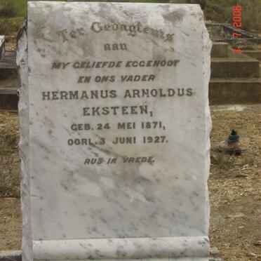 EKSTEEN Hermanus Arnoldus 1871-1927