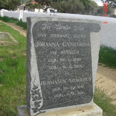 EKSTEEN Hermanus Arnoldus 1841-1931 &amp; Johanna Catharina WESSELS 1849-1919