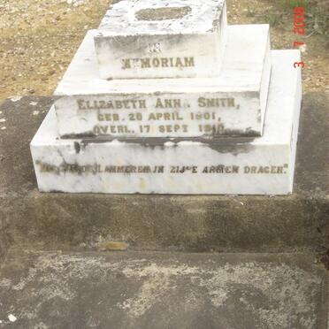 SMITH Elizabeth Anne 1901-1910