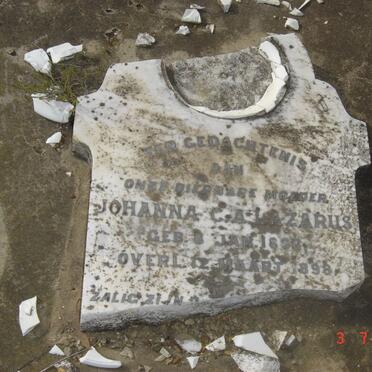 LAZARUS Johanna C.A. 1868-1898