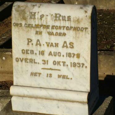 AS P.A., van 1879-1937