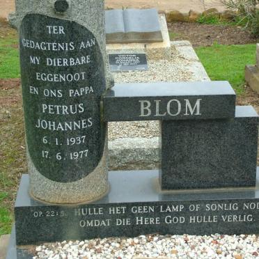BLOM Petrus Johannes 1937-1977