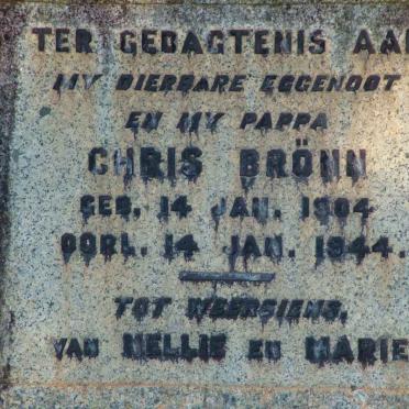 BRÖNN Chris 1904-1944
