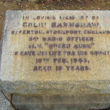 BARNSHAW Colin -1943