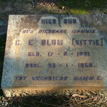 BLOM C.E. 1891-1958