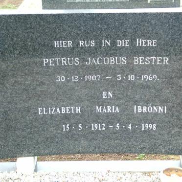 BESTER Petrus Jacobus 1907-1969 &amp; Elizabeth Maria BRONN 1912-1998