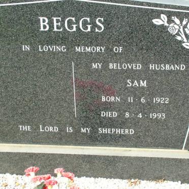 BEGGS Sam 1922-1993