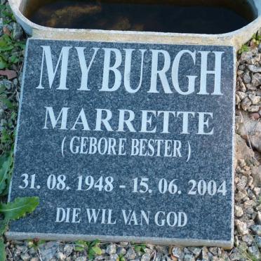 BESTER Willie Johan 1921-1976 &amp; Martha Sophia 1922-1981 :: MYBURGH Marrette nee BESTER 1948-2004