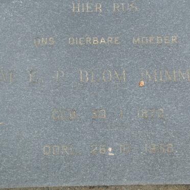 BLOM M.E.P. 1872-1968