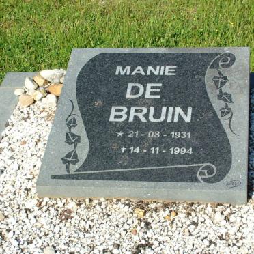 BRUIN Manie, de 1931-1994