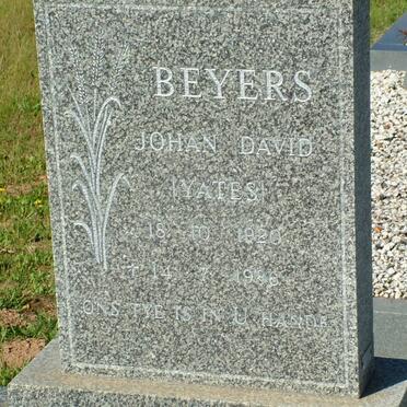 BEYERS Johan David 1920-1986
