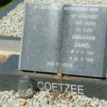 COETZEE Abraham Daniël 1947-1998